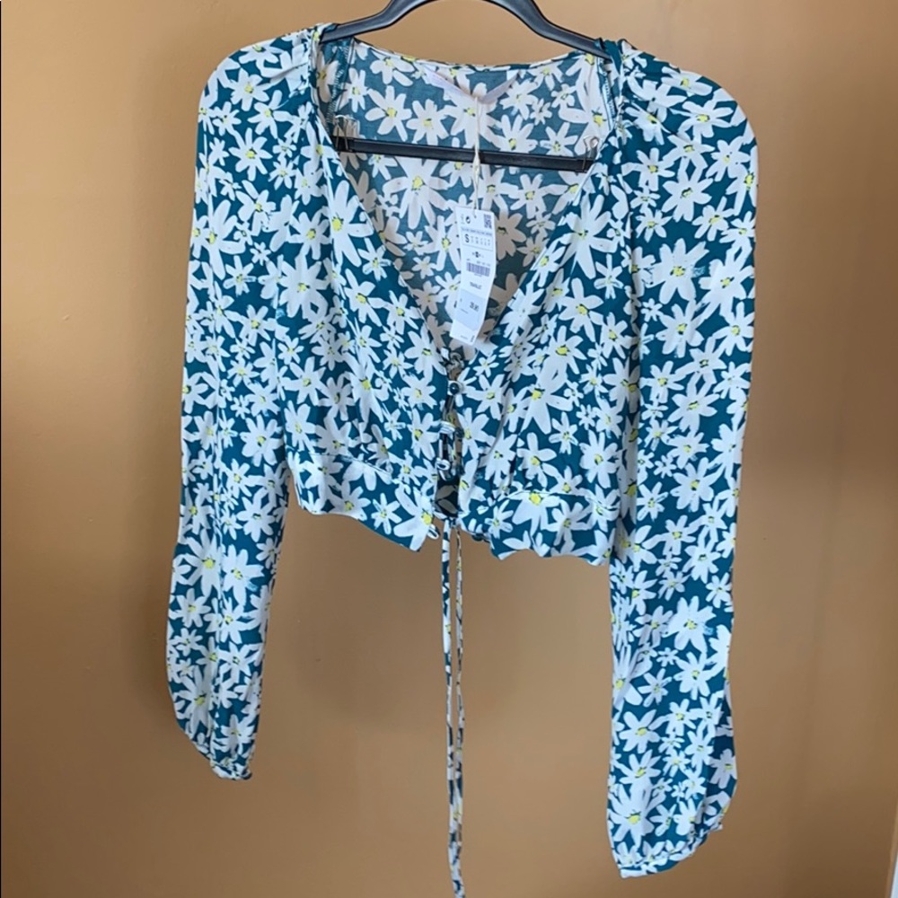 Long Sleeve Crop Zara Blouse